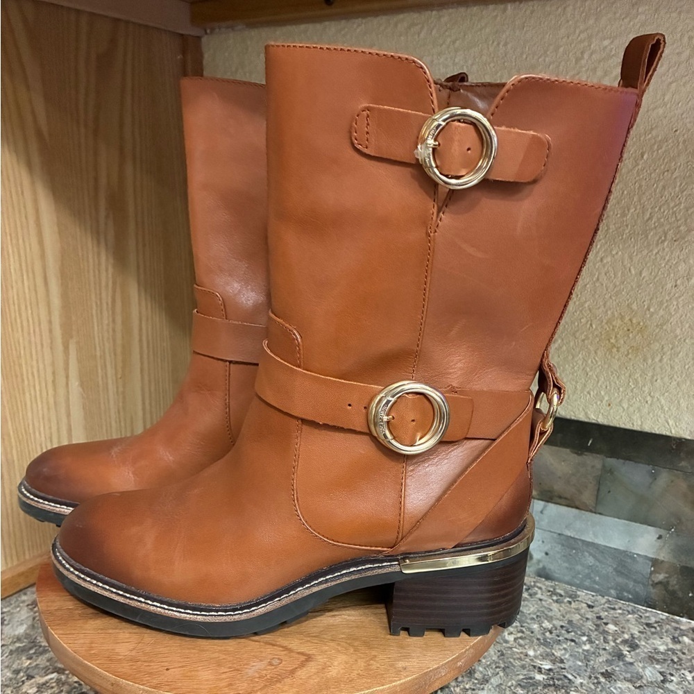 Vince Camuto Brown Leather Boots